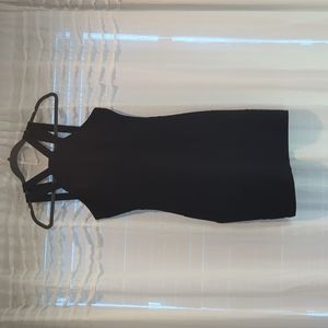 Black mini dress
